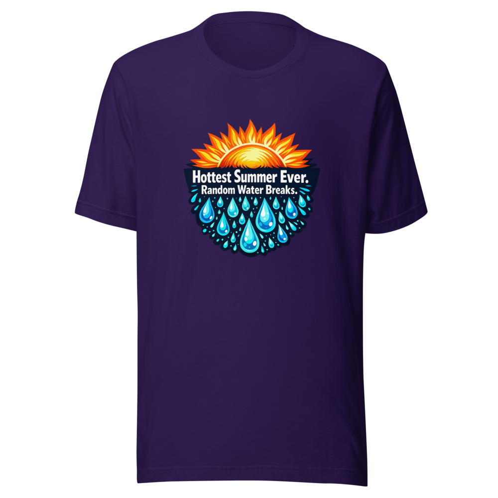 Hottest Summer Vibes & Water Break Tee - Image 3