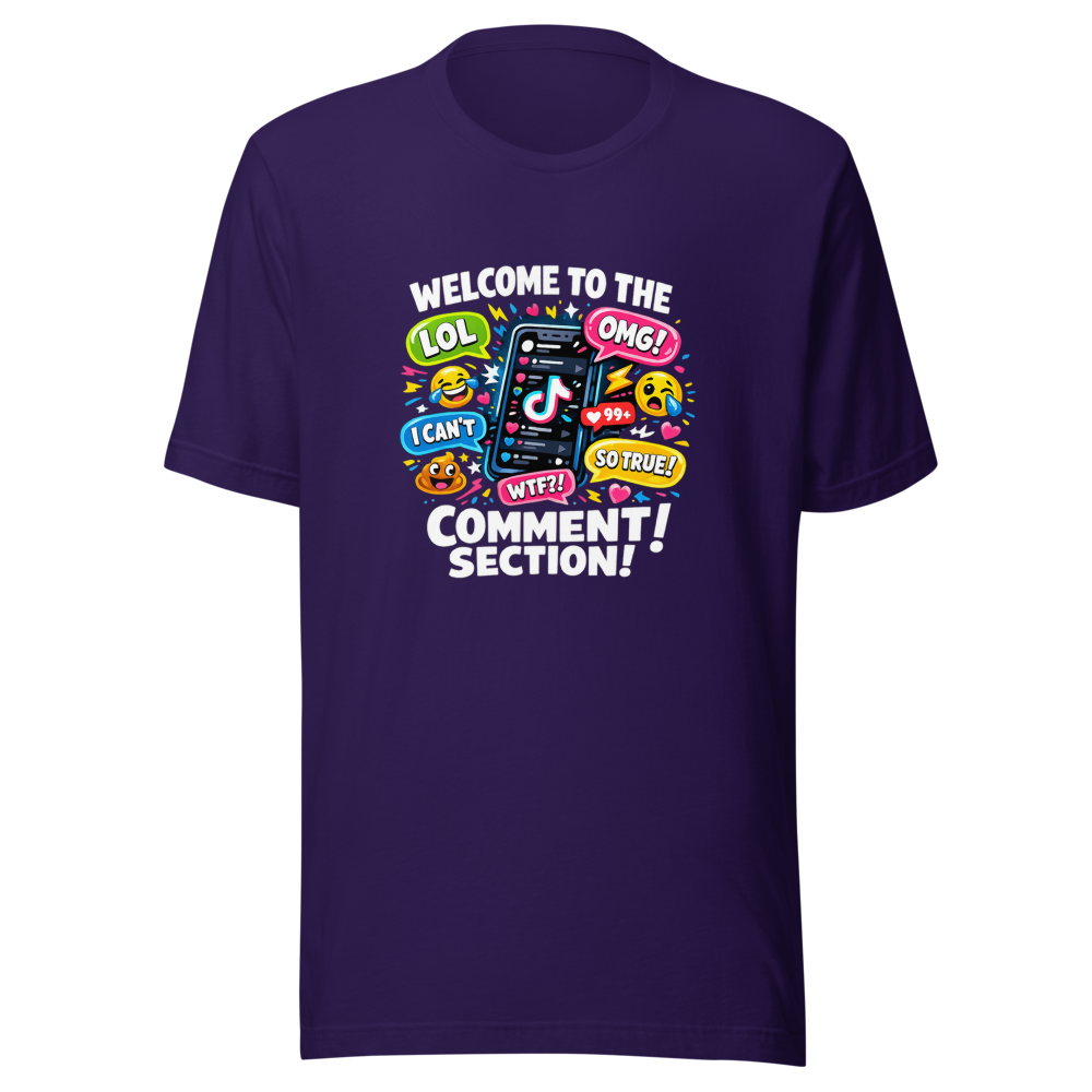 Funny TikTok Comments Tee - Viral Humor - Image 3