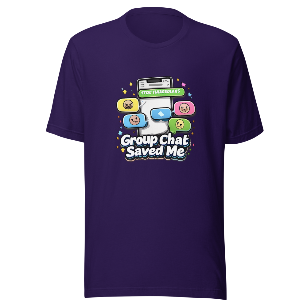 Unknown Number Text Group Chat Reply Ideas T-Shirt - Image 3