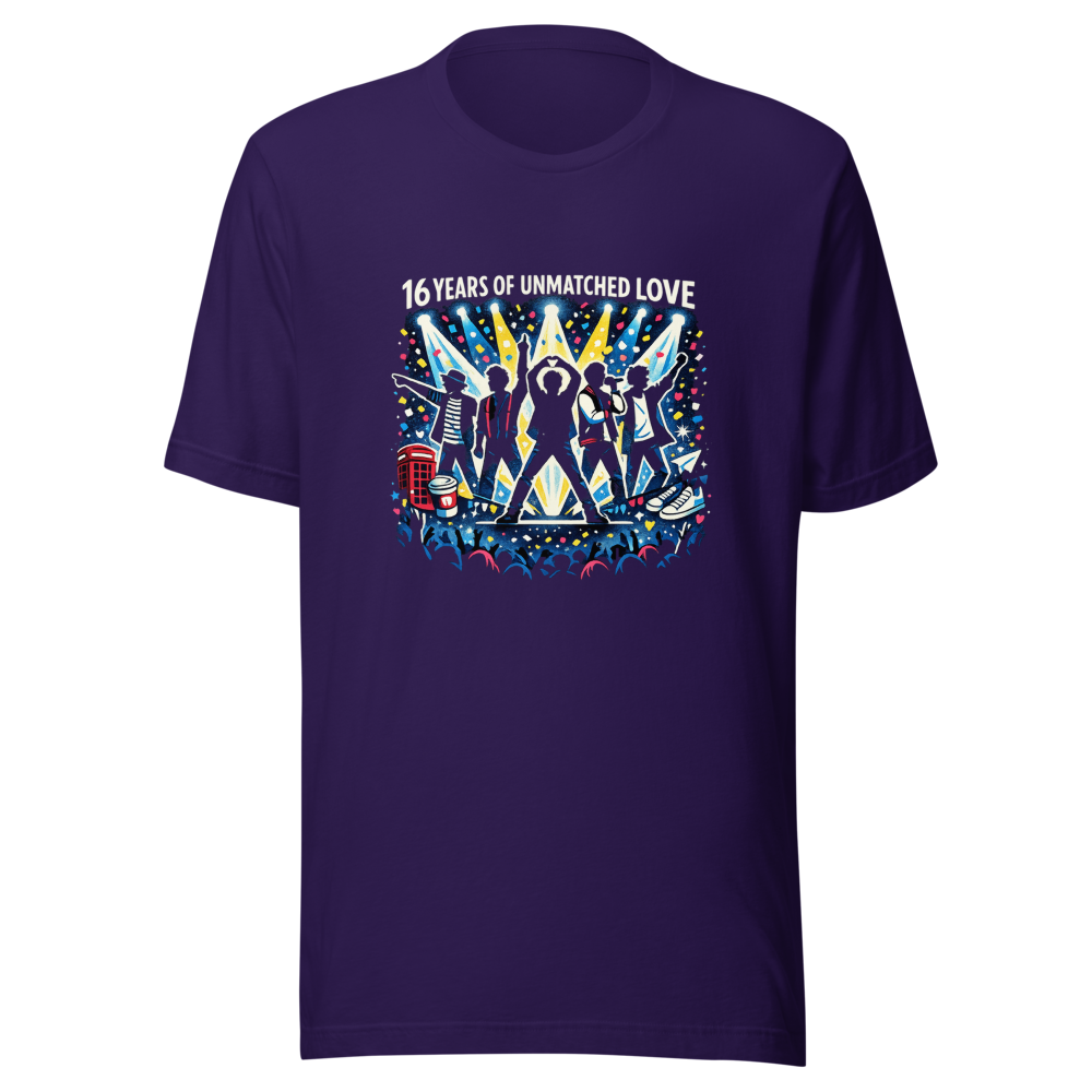 16 Years of One Direction Fan T-Shirt - Image 3