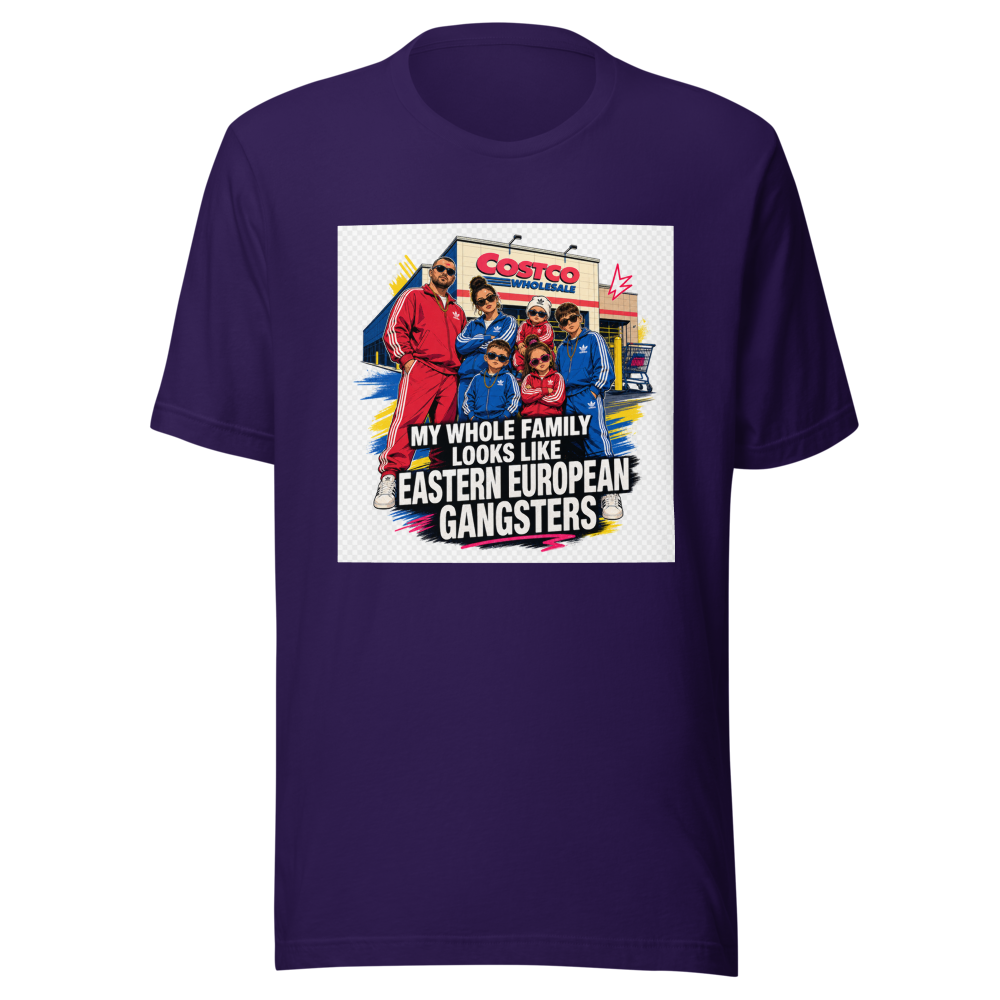 Costco Tracksuit Family Glow Up T-Shirt - Image 3