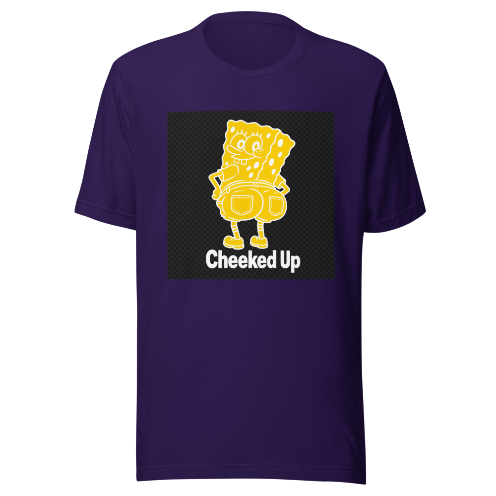 SpongeBob Cheeked Up Meme T-Shirt - Image 3