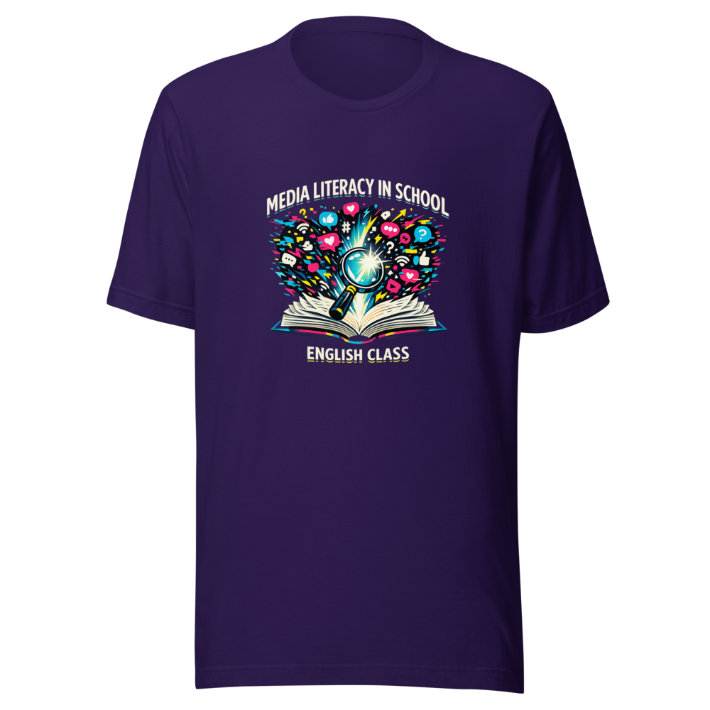 Media Literacy in Schools English Class Tee - Image 3