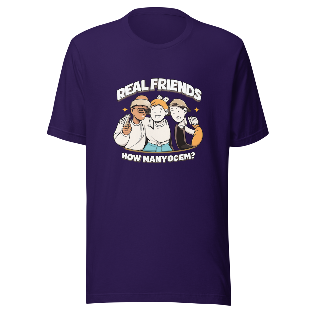 Real Friends How Many Of Em Viral Quote Tee - Image 3