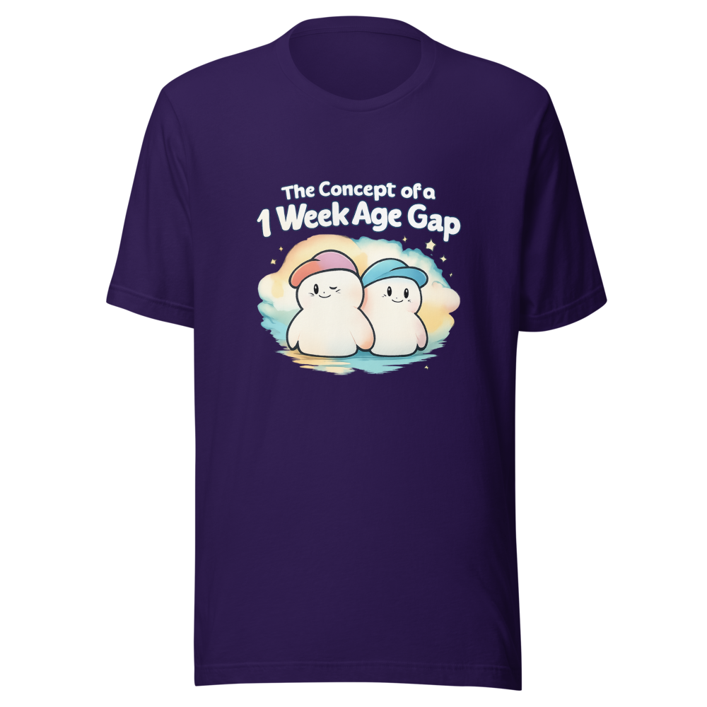 1 Week Age Gap Viral Tweet T-Shirt - Image 3