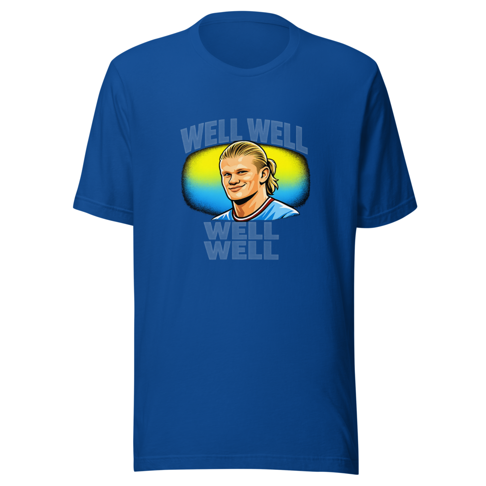 Well Well Well Haaland Meme T-Shirt - Image 8
