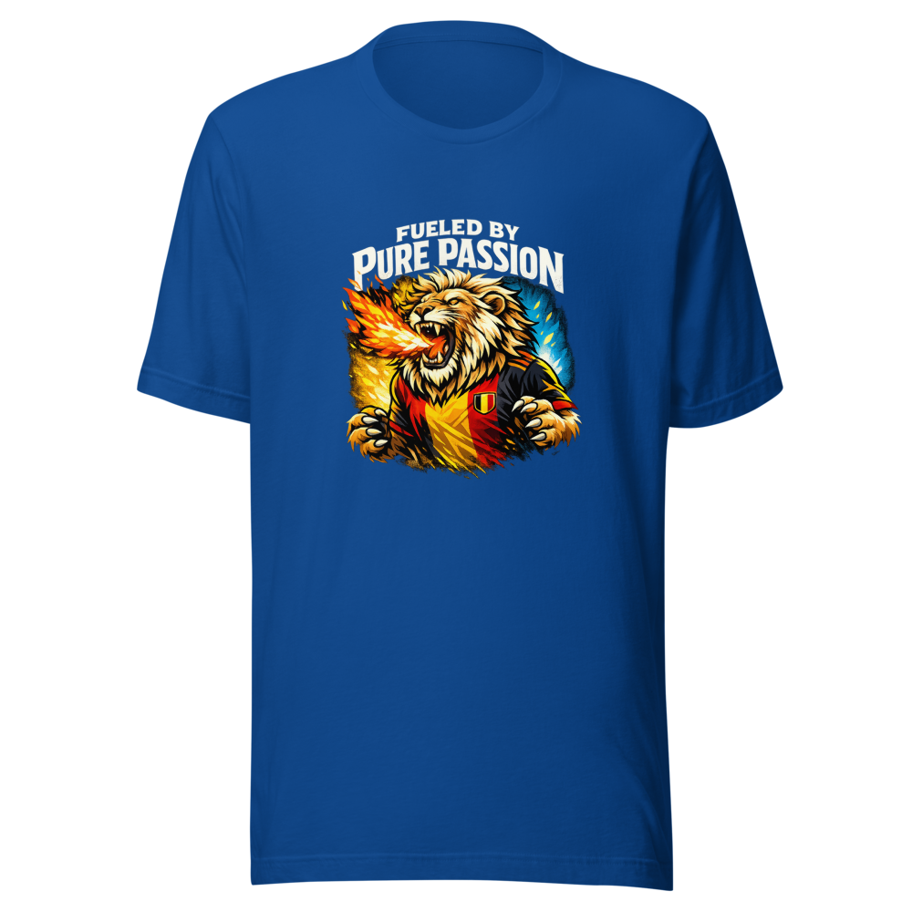 Belgium Fueled by Pure Passion Soccer Tee - Image 8