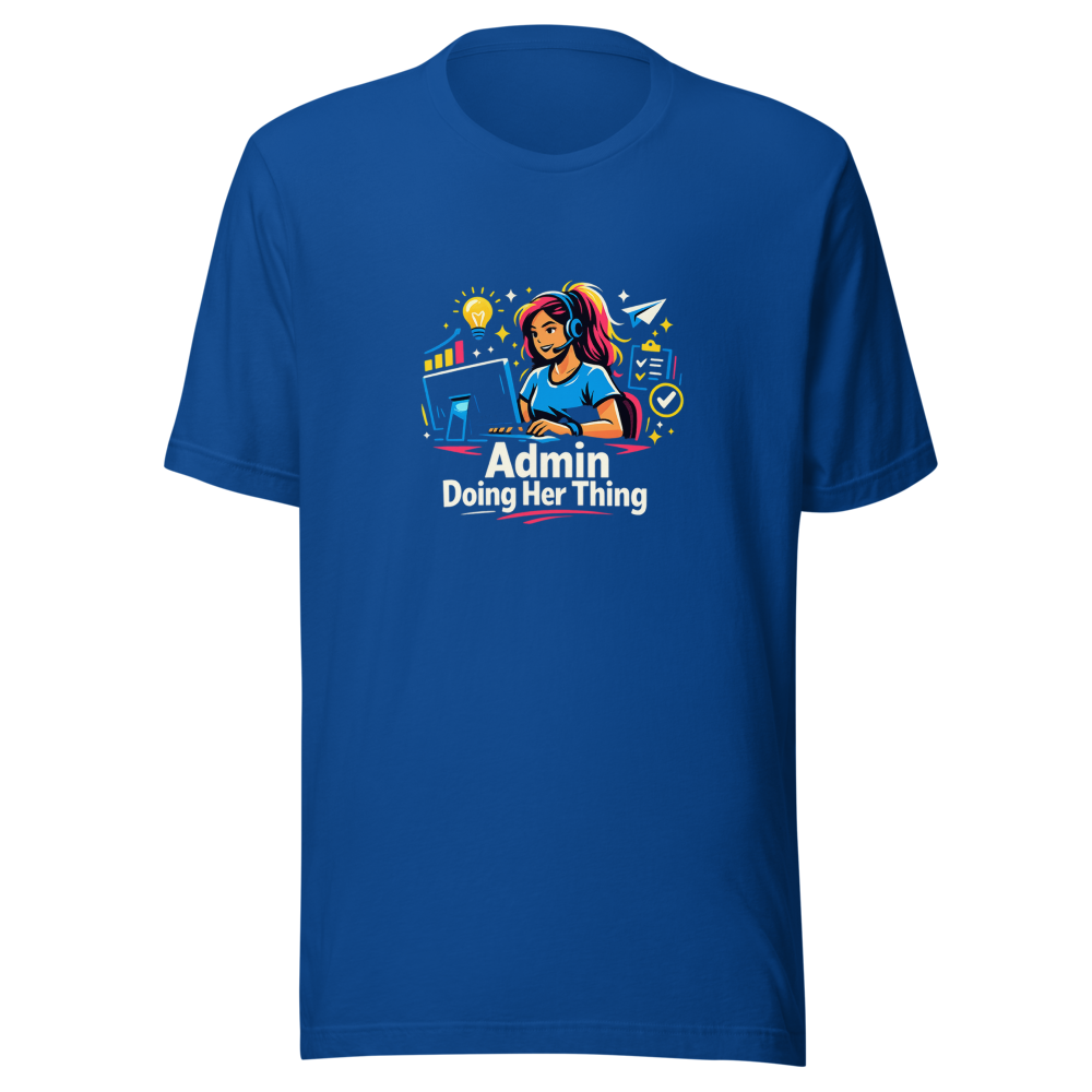 Admin Doing Her Thing Viral Meme T-Shirt - Image 8