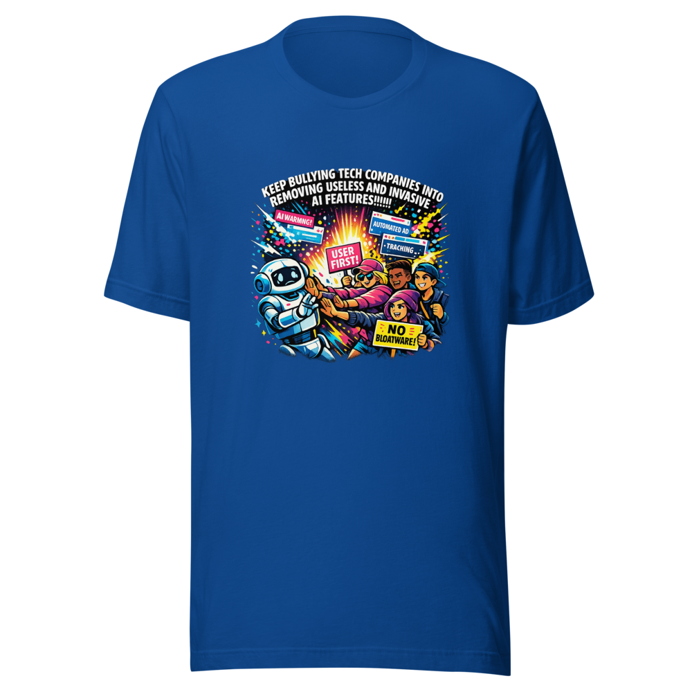 Rally Against Useless AI Features Tee - Image 8
