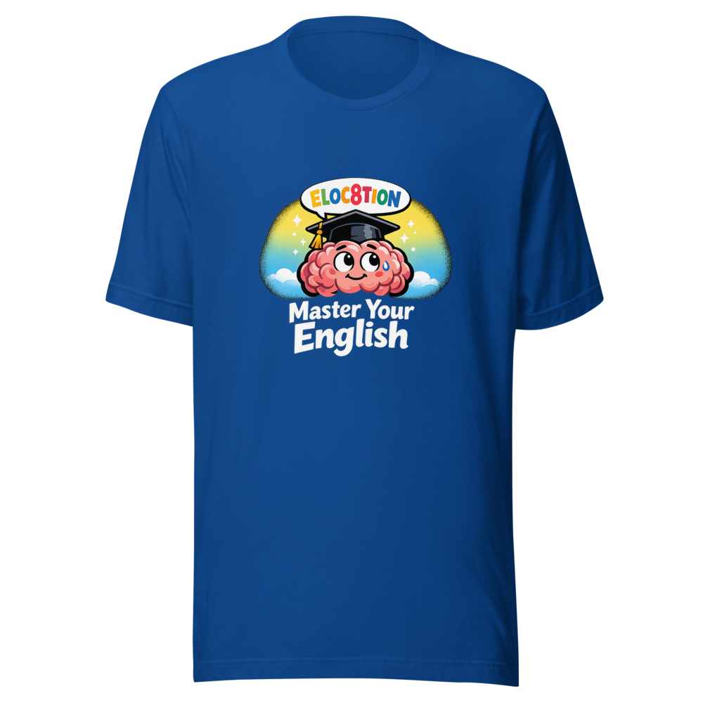 Master Your English Skills Tee - Image 8