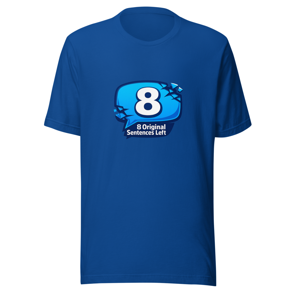 8 Original Sentences Left T-Shirt - Image 8