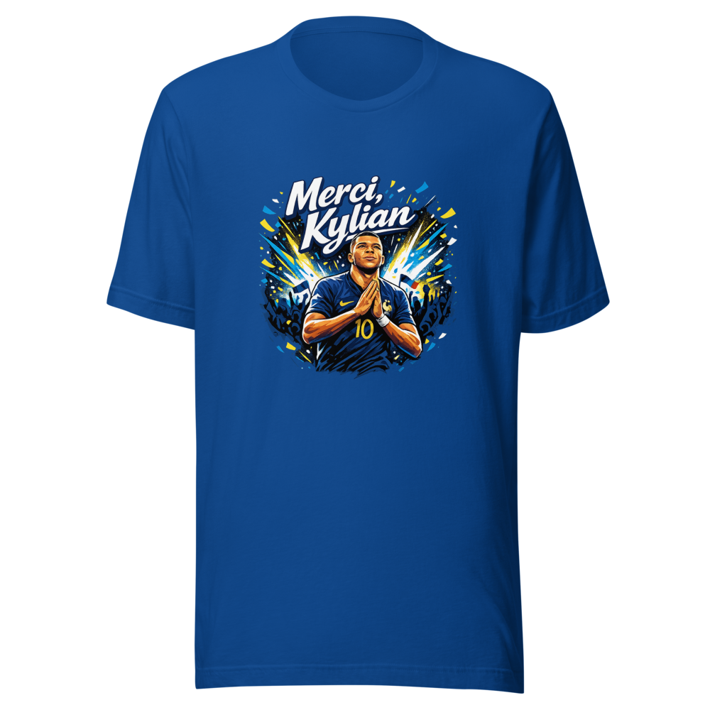 Mbappé's Heartfelt Moment: France's Hero Tee - Image 8