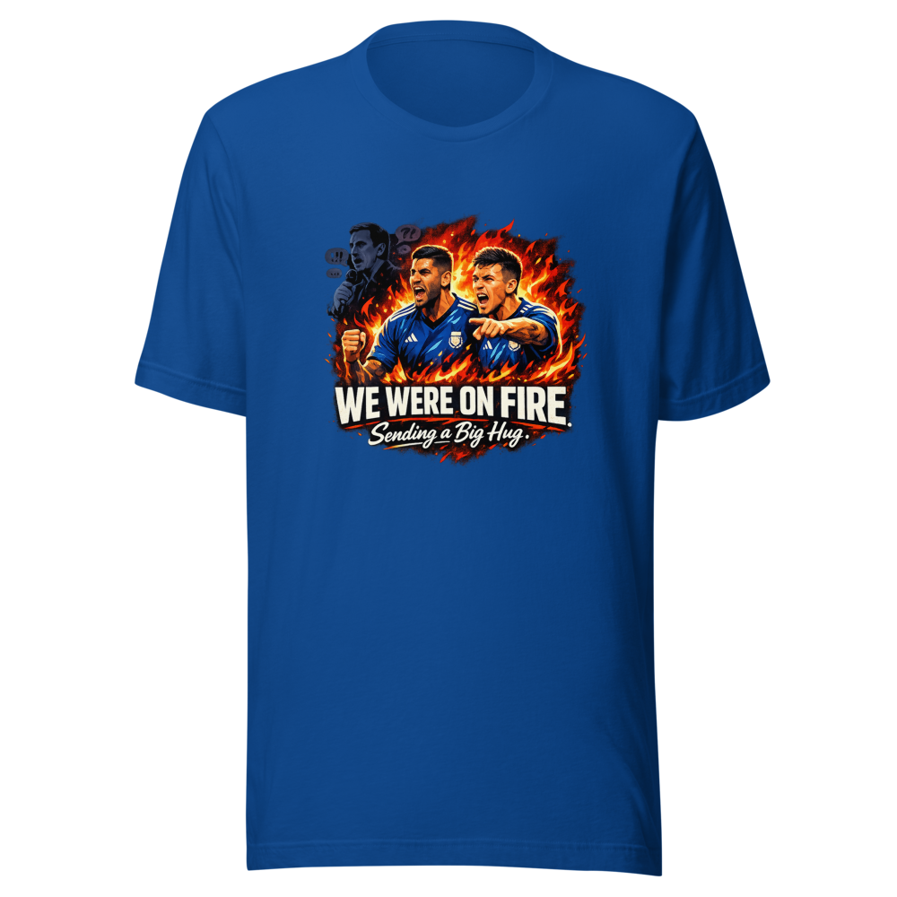 Romero's Fiery Reply to Gary Neville Tee - Image 8