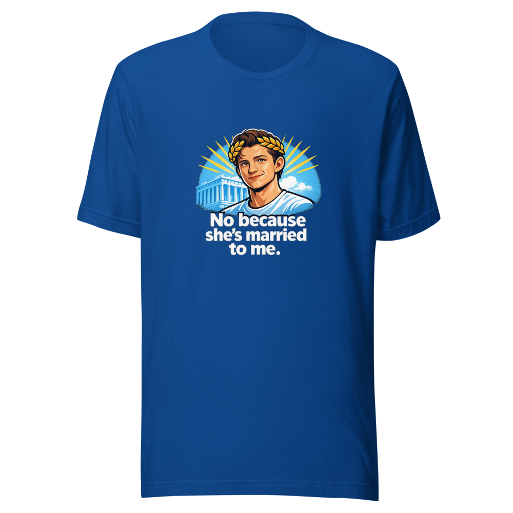 Tom Holland Athena Married Me T-Shirt - Image 8