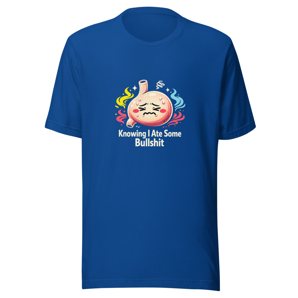 Funny Stomach Ache Meme Shirt - Image 8