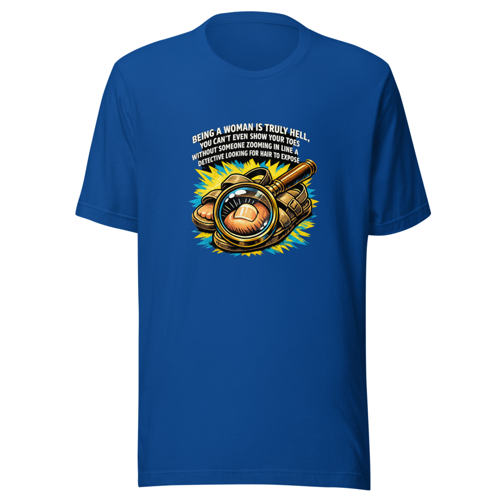 Womanhood Is Hell Toe Zoom Shirt - Image 8