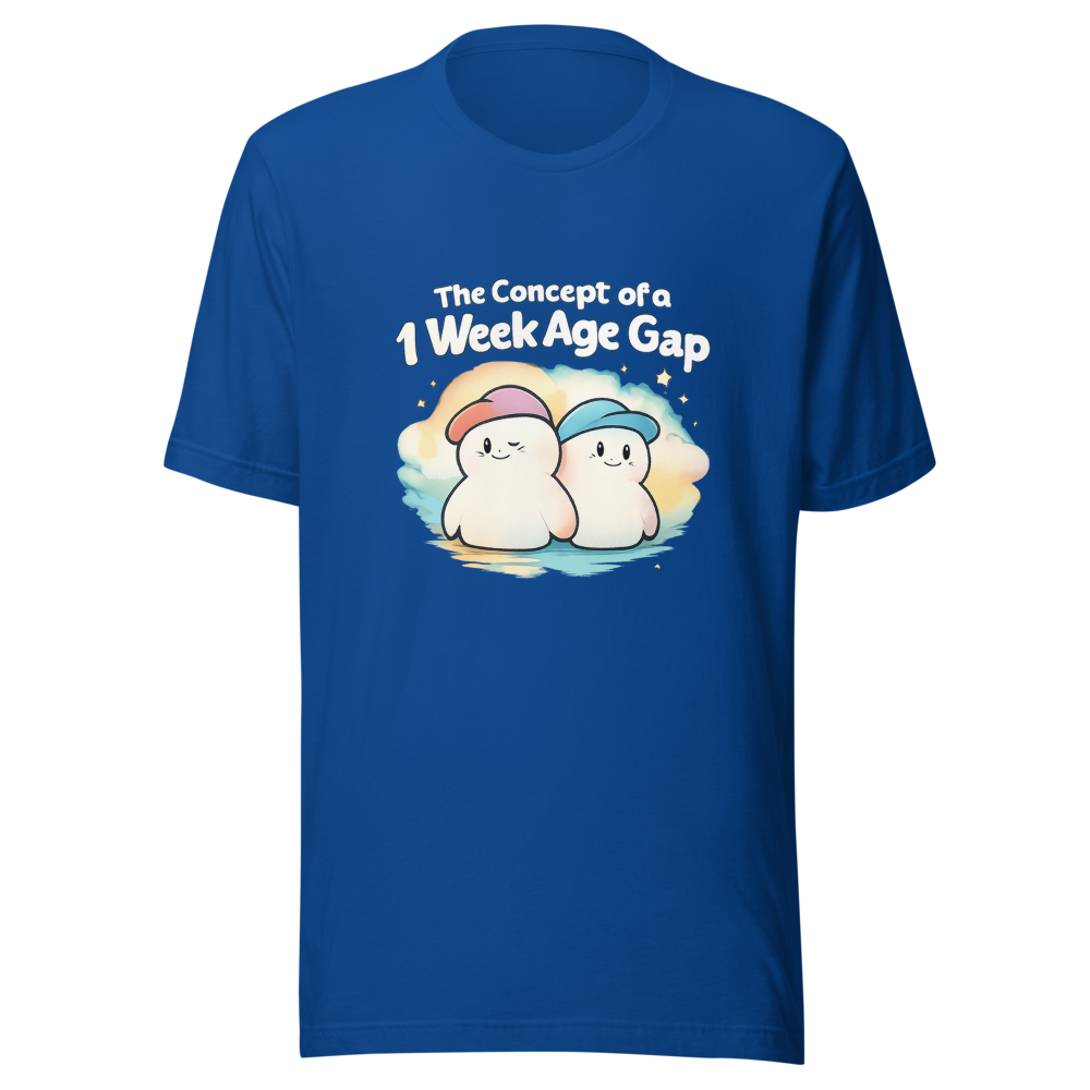 1 Week Age Gap Viral Tweet T-Shirt - Image 7