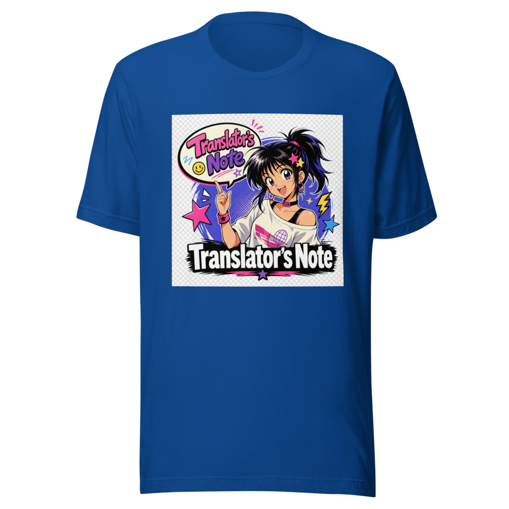 Retro Anime Translator's Note Tee - Image 8