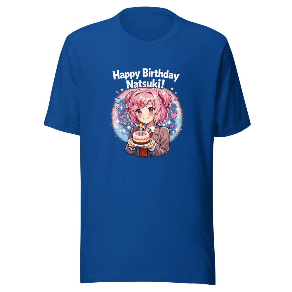 Happy Birthday Natsuki DDLC T-Shirt - Image 8