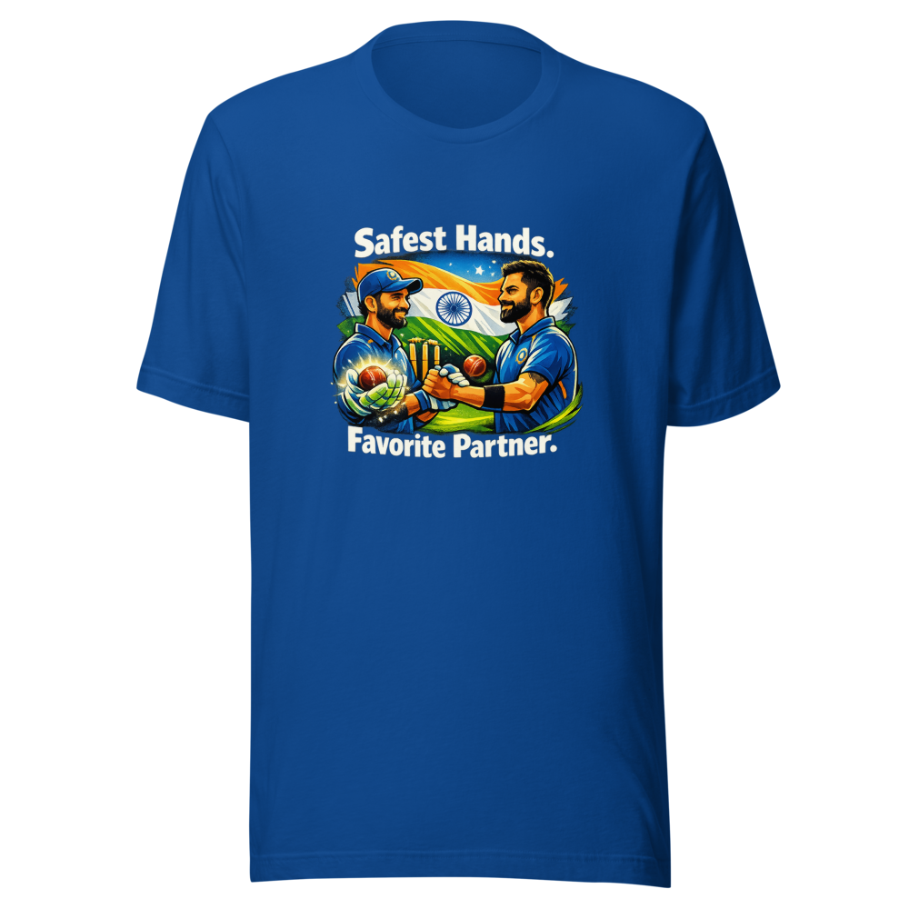Rahane's Legacy: Safest Hands & Best Batting Partner Tee - Image 8