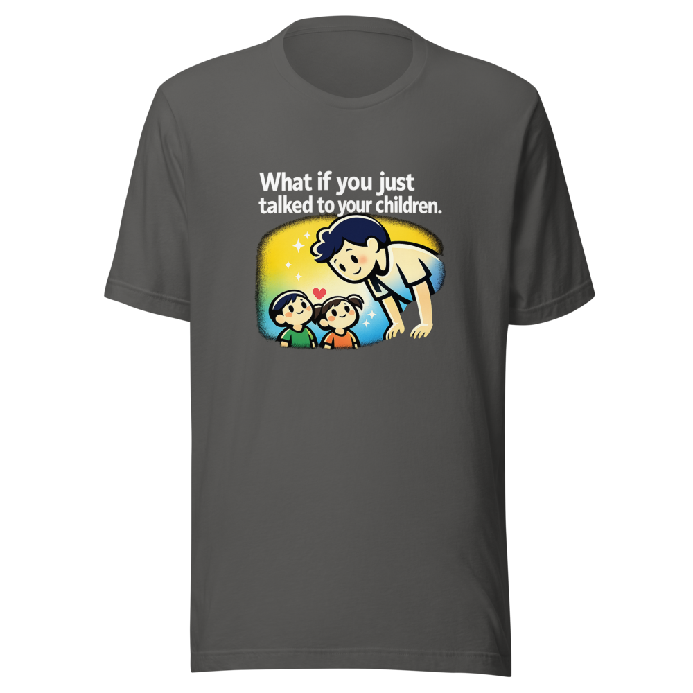 Alex Hirsch Quote Tee: Talk To Your Kids - Image 11