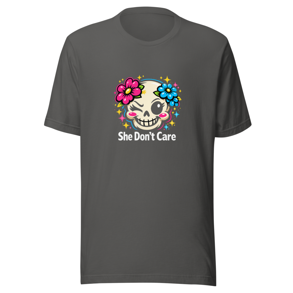 She Don't Care Tee - Unbothered Vibes - Image 11