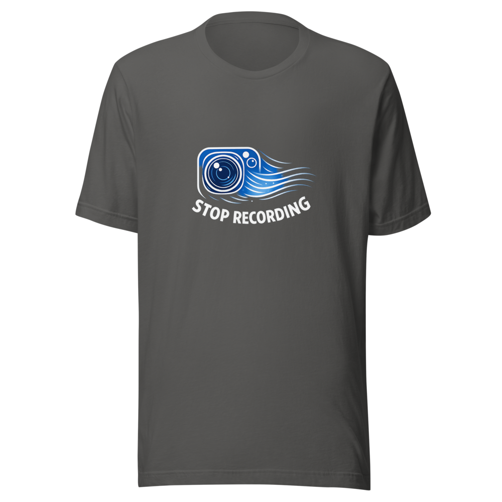 Stop Recording Surveillance State Vibe Tee - Image 11