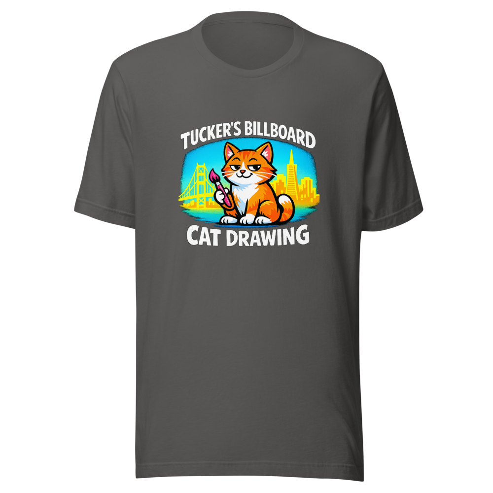 Tucker's Billboard Cat Drawing T-Shirt - Image 11
