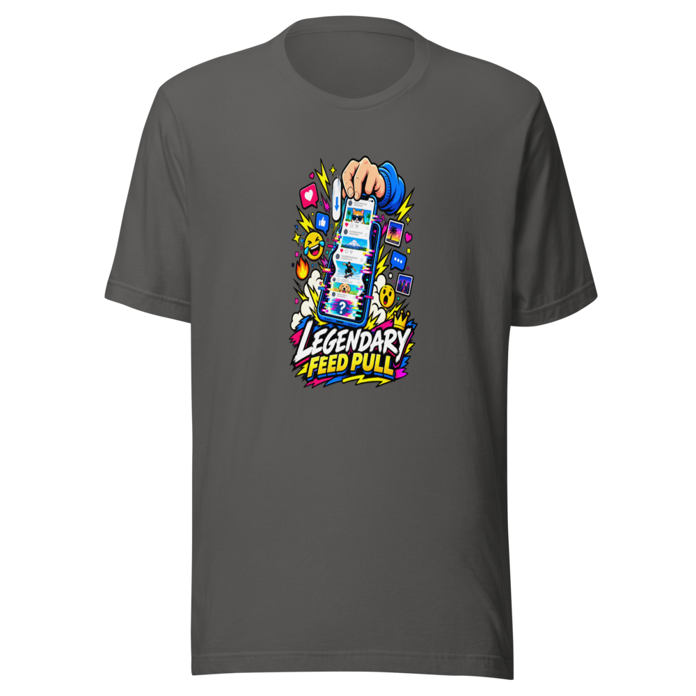 Legendary Feed Pull Viral Meme T-Shirt - Image 11