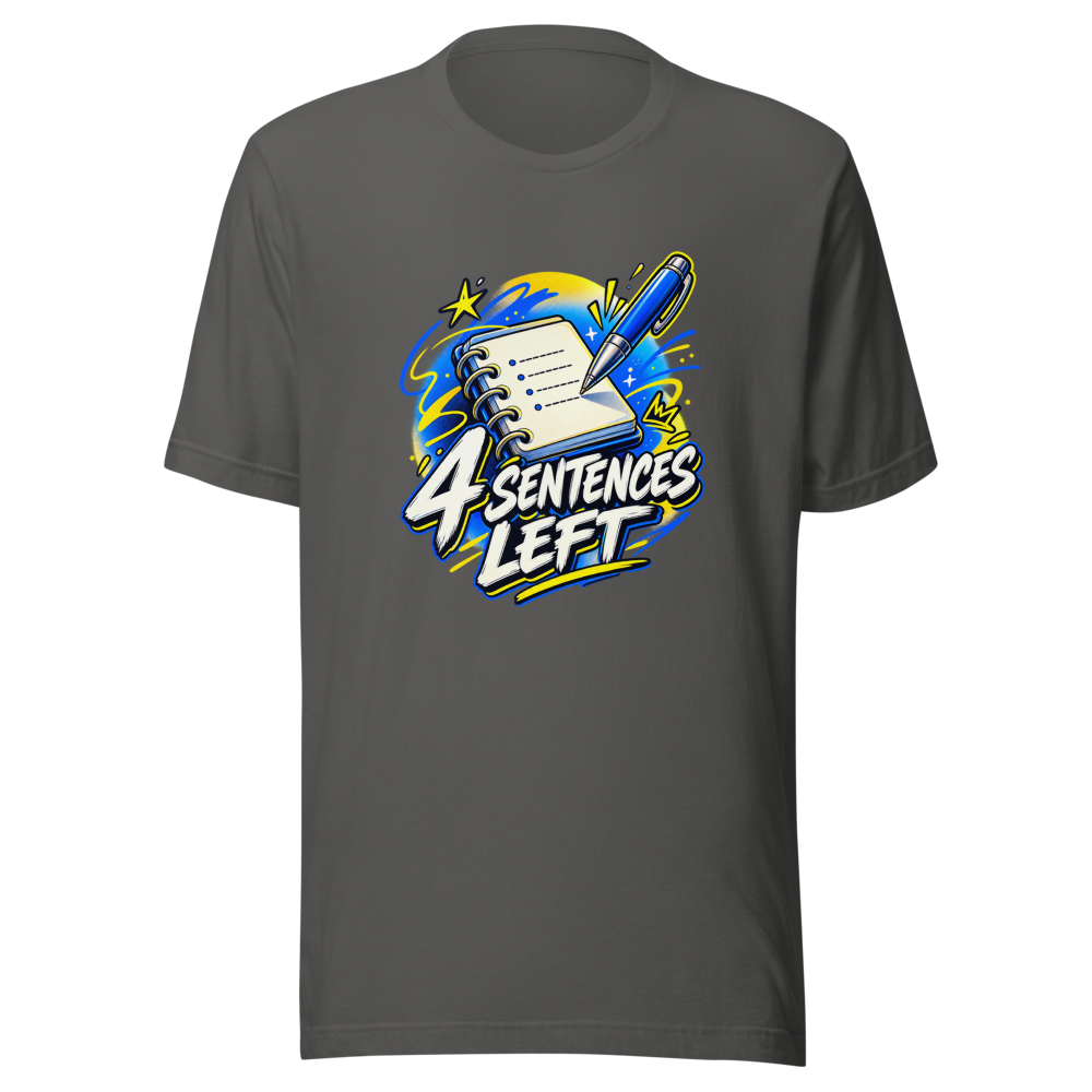 Last 4 Sentences Left T-Shirt - Image 11