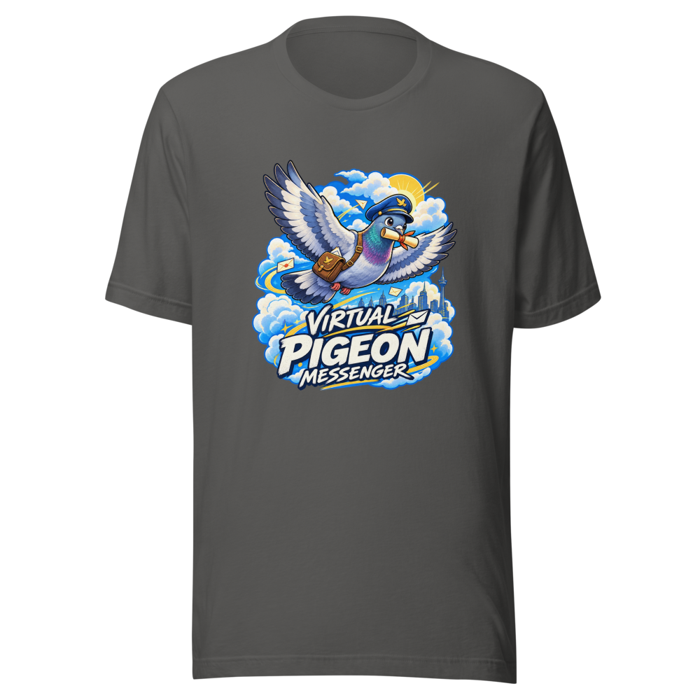 Virtual Pigeon Messenger App T-Shirt - Image 11