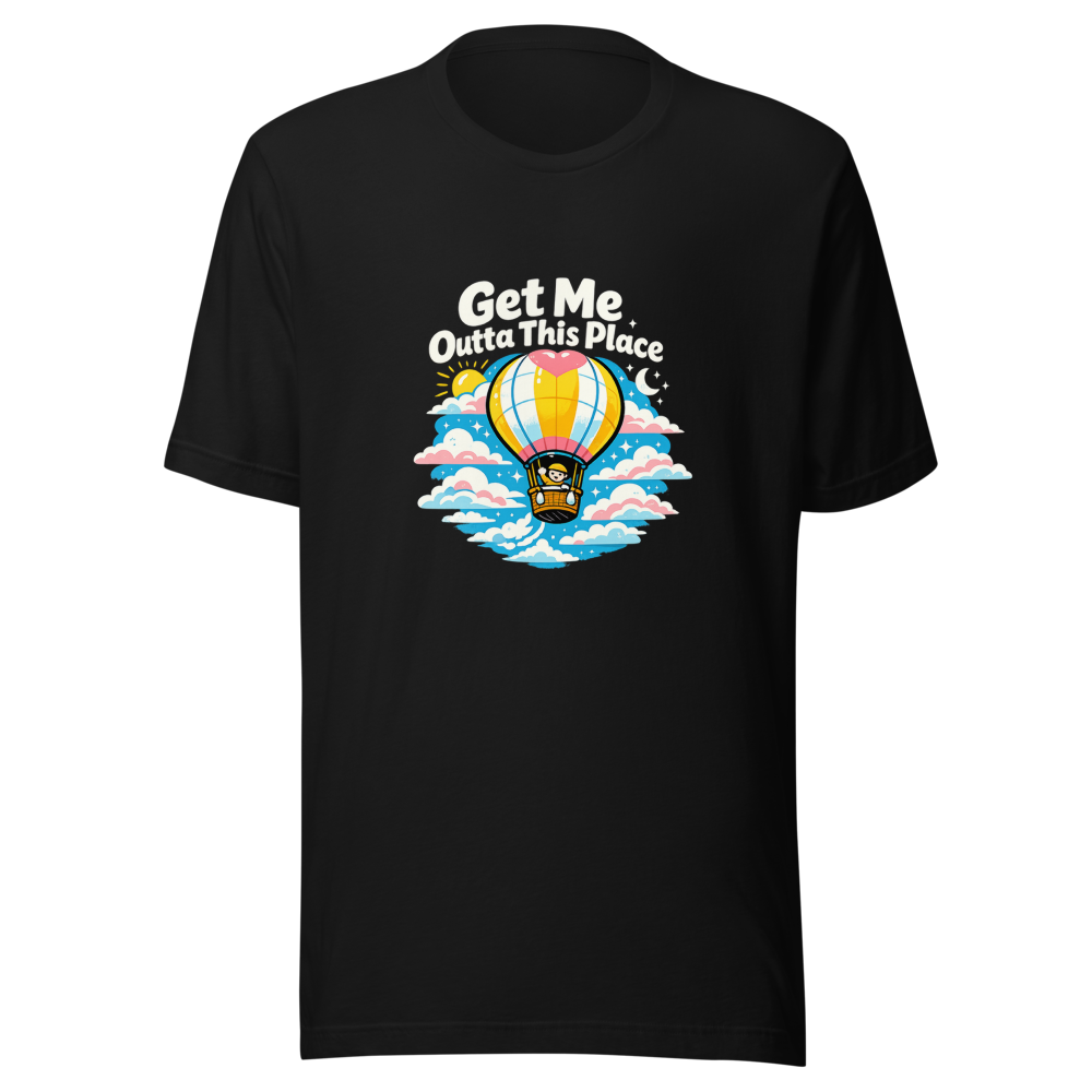 Escape Reality Graphic Tee - Get Me Outta Here! - Image 2