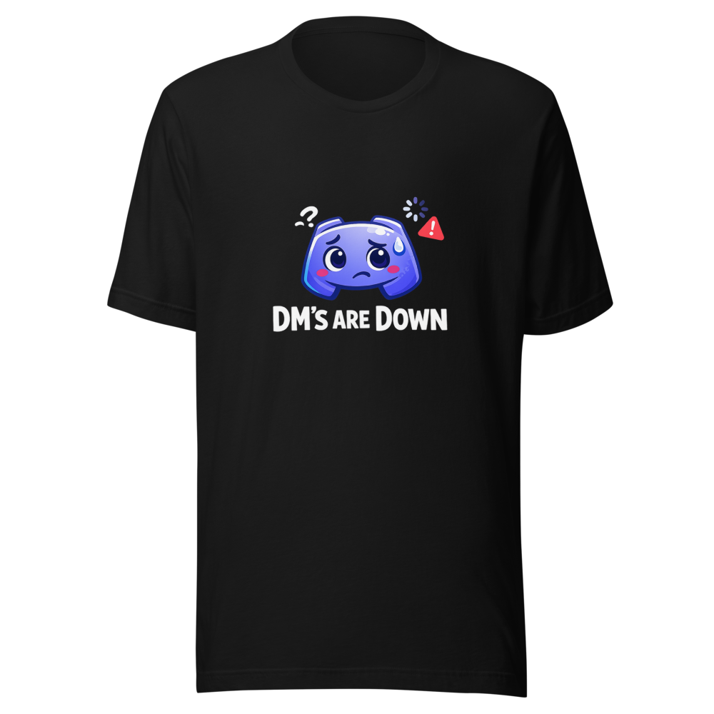 Discord DM's Down Tee - Not Ghosting You! - Image 2