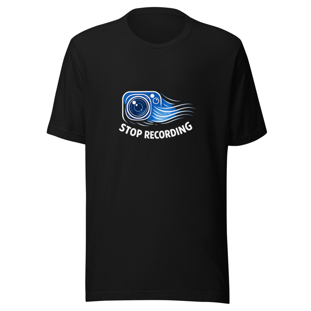 Stop Recording Surveillance State Vibe Tee - Image 2