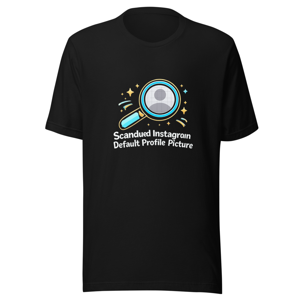 Instagram Default Pic Search Fail Tee - Image 2