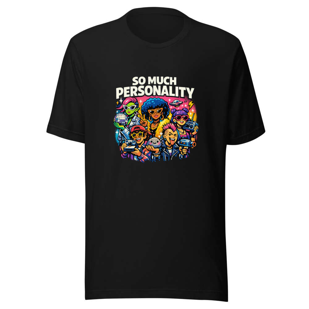 No Personality Tee - Stand Out From The Crowd - Image 2