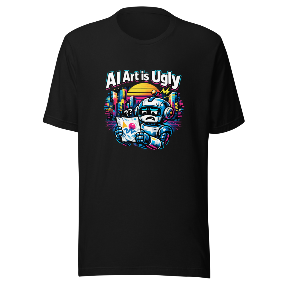 AI Art is Ugly Tee - Image 2