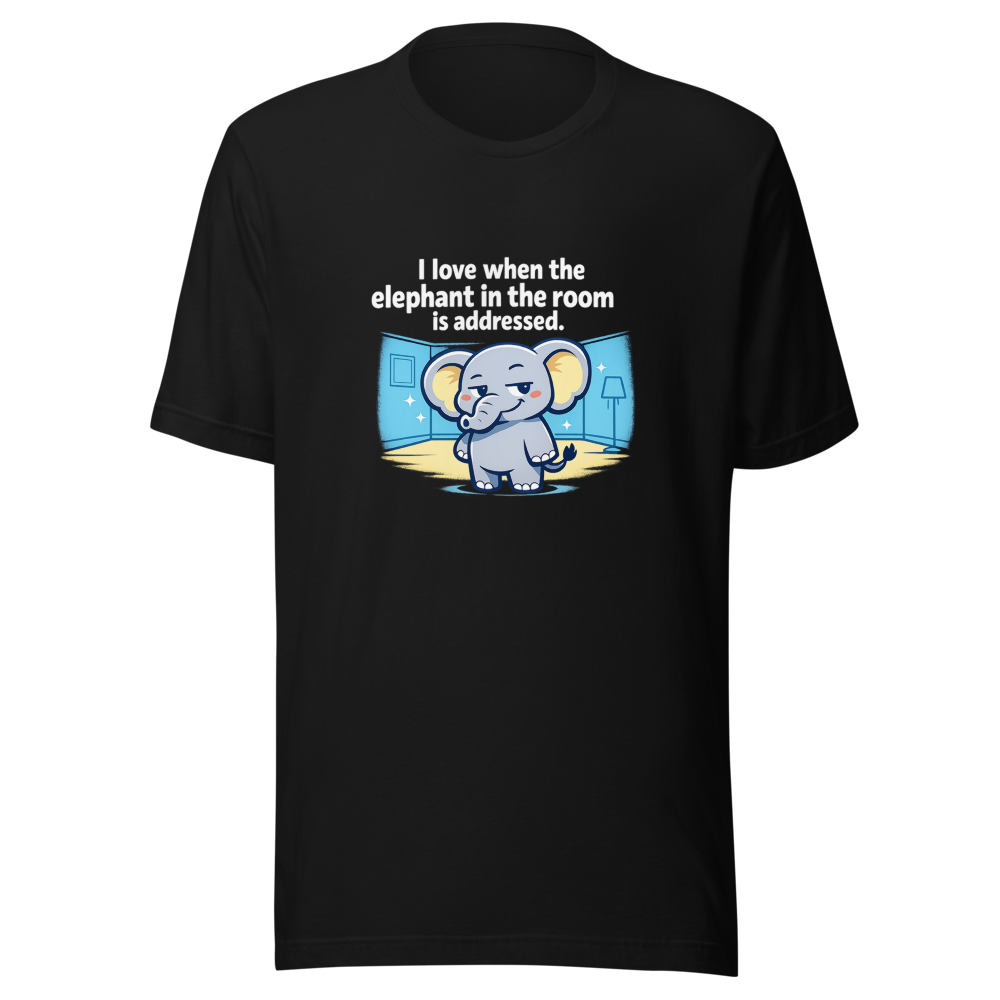 Elephant In The Room Meme Tee - Image 2