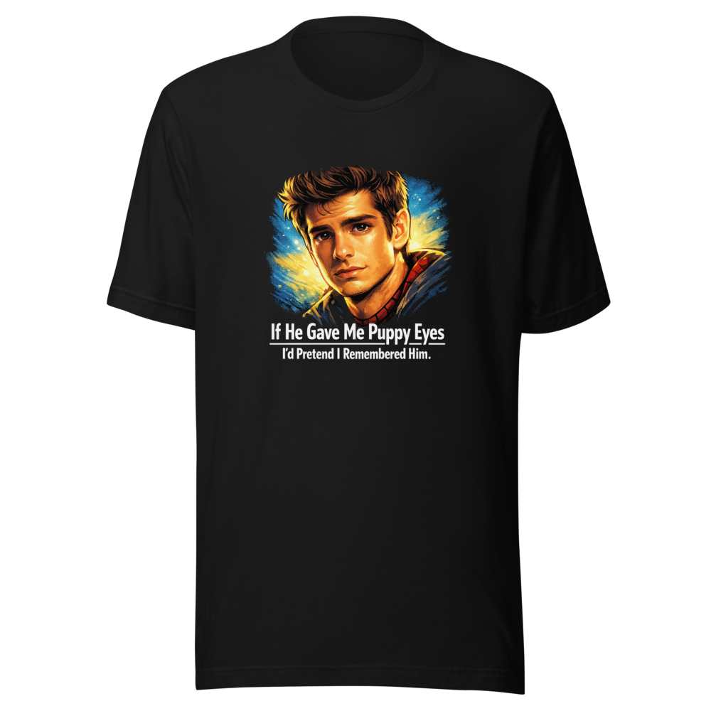 Peter Parker Puppy Eyes T-Shirt - Image 2