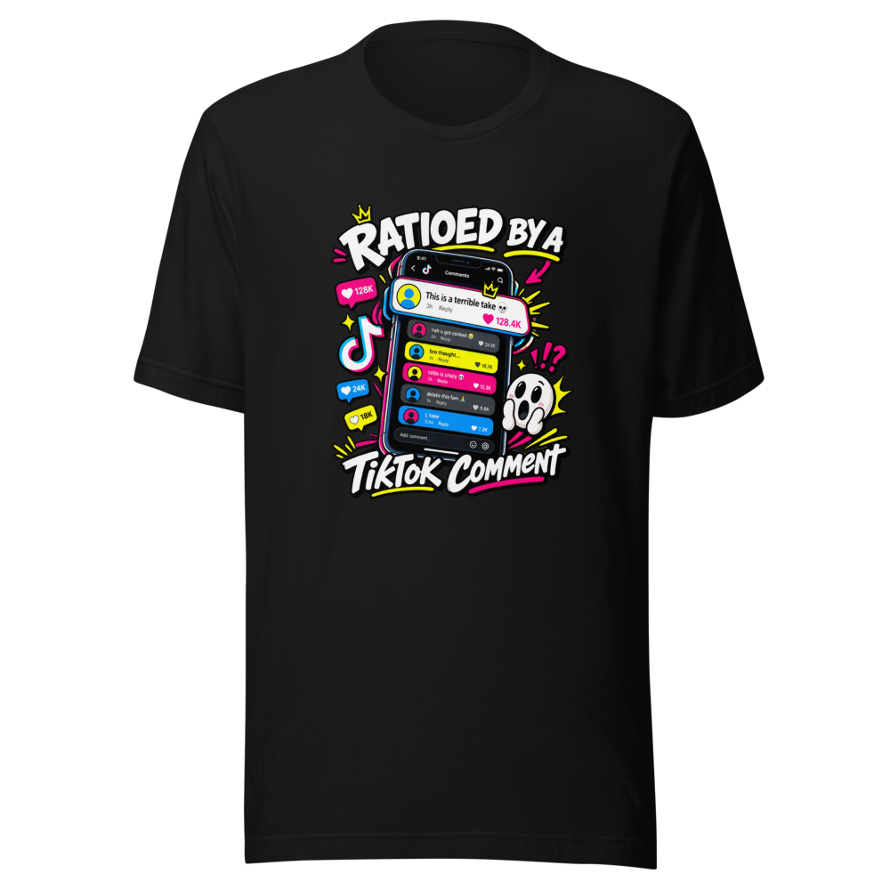 Ratioed By A TikTok Comment Viral Tee - Image 2