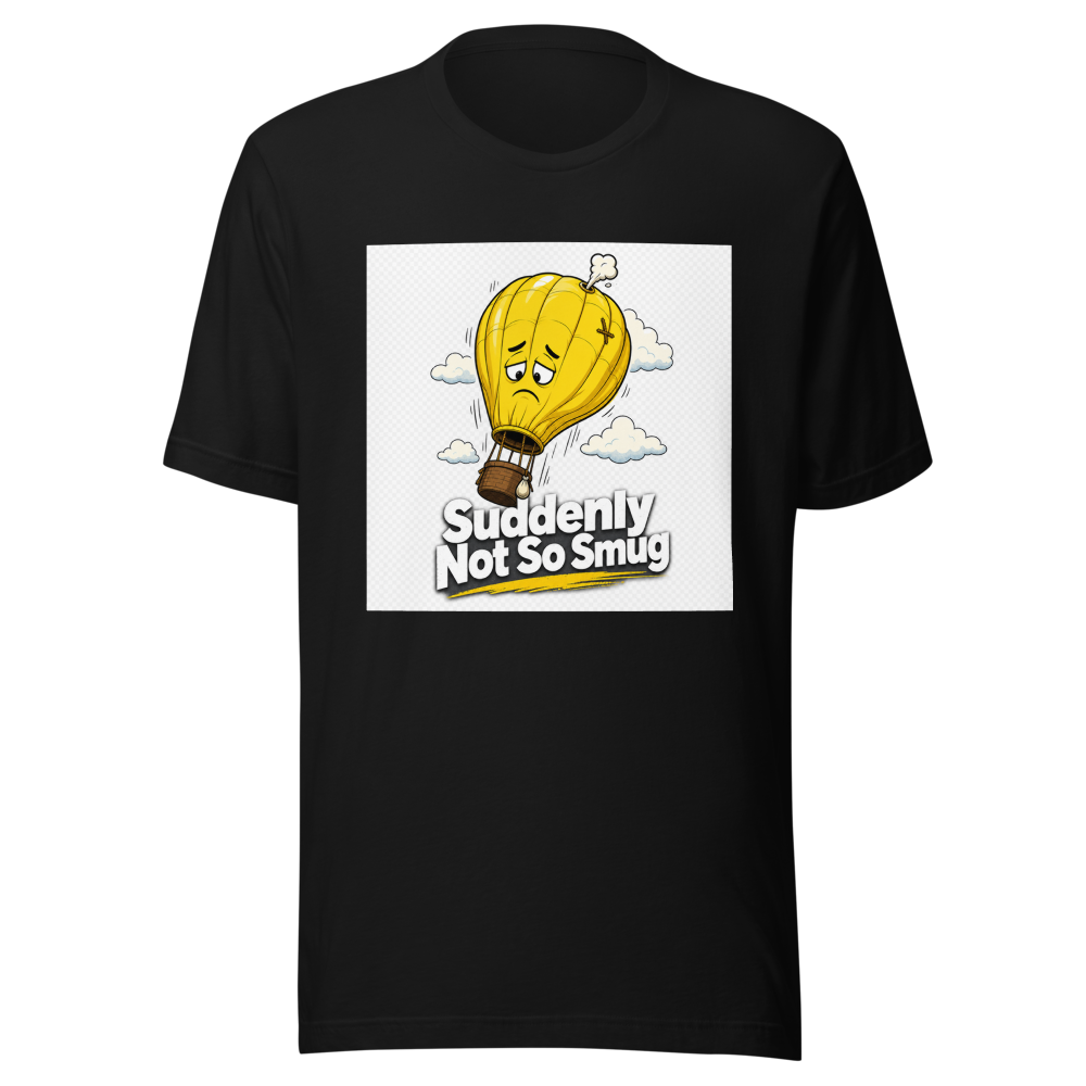 Smug No More Funny Meme T-Shirt - Image 2