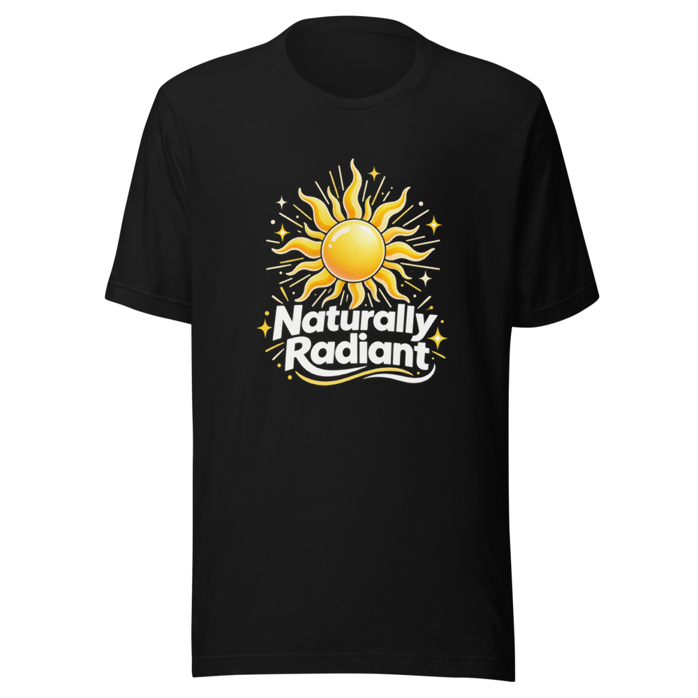 Naturally Radiant Aesthetic Tee - Image 2