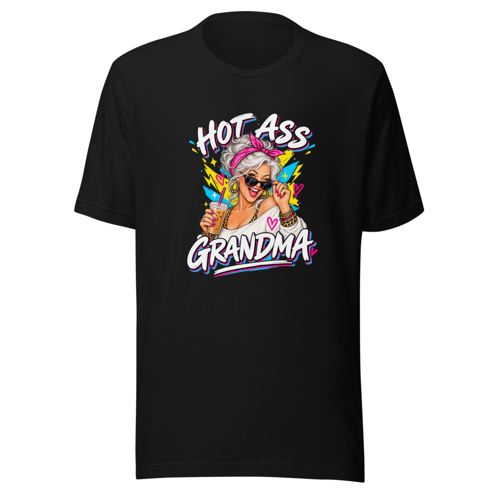 Hot Ass Grandma T-Shirt - Funny Meme Tee - Image 2