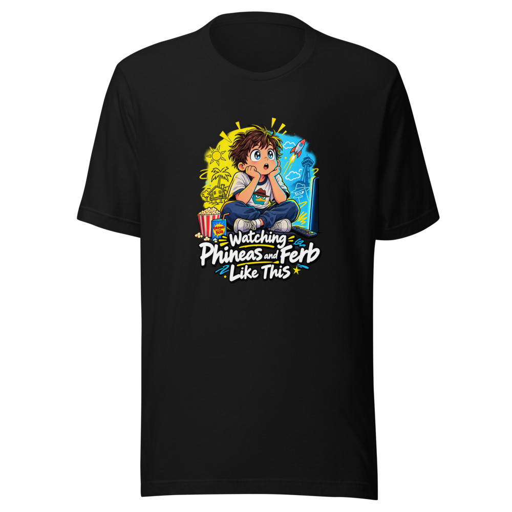 Phineas and Ferb Kid Vibes T-Shirt - Image 2