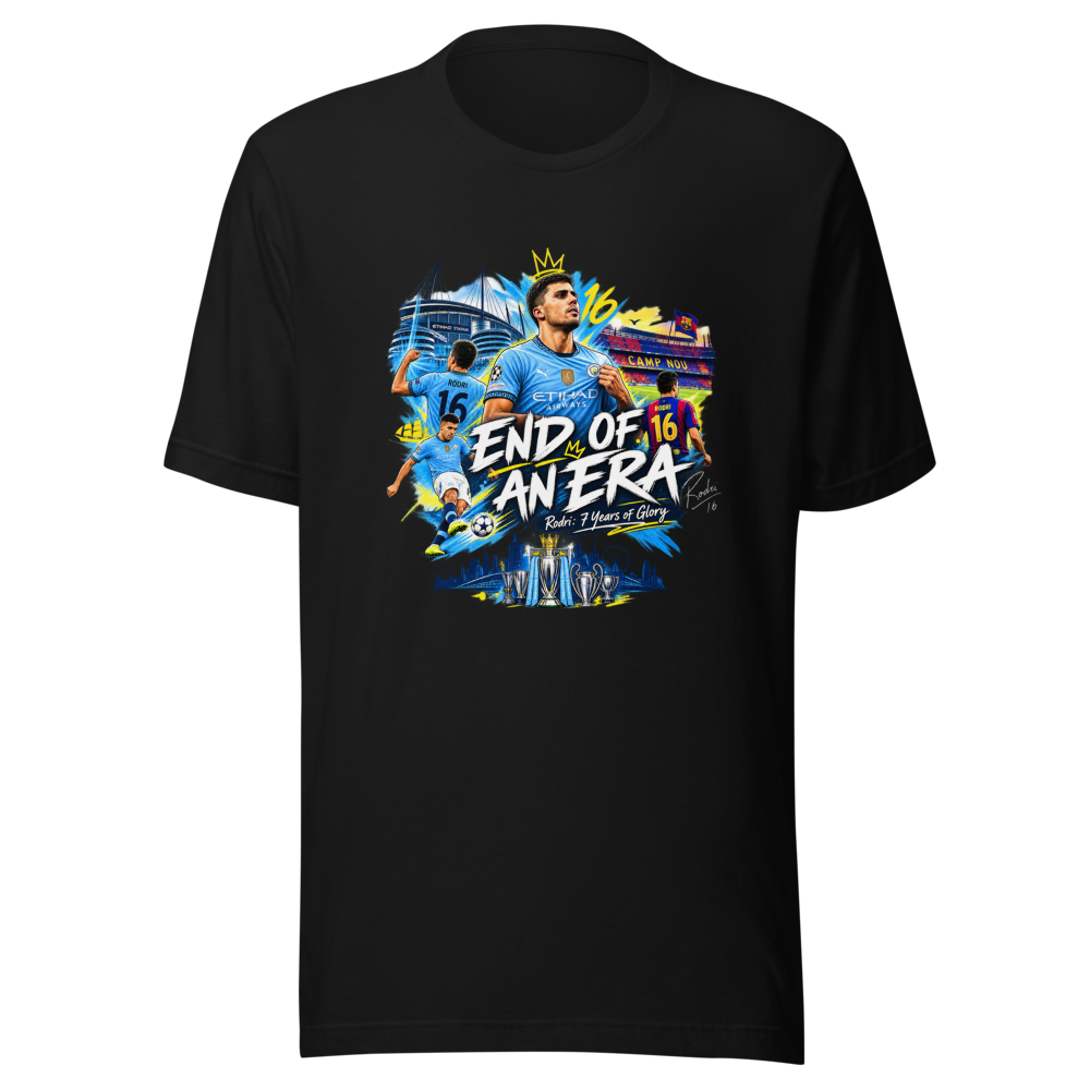Rodri's Barca Move: The End of an Era Tee - Image 2