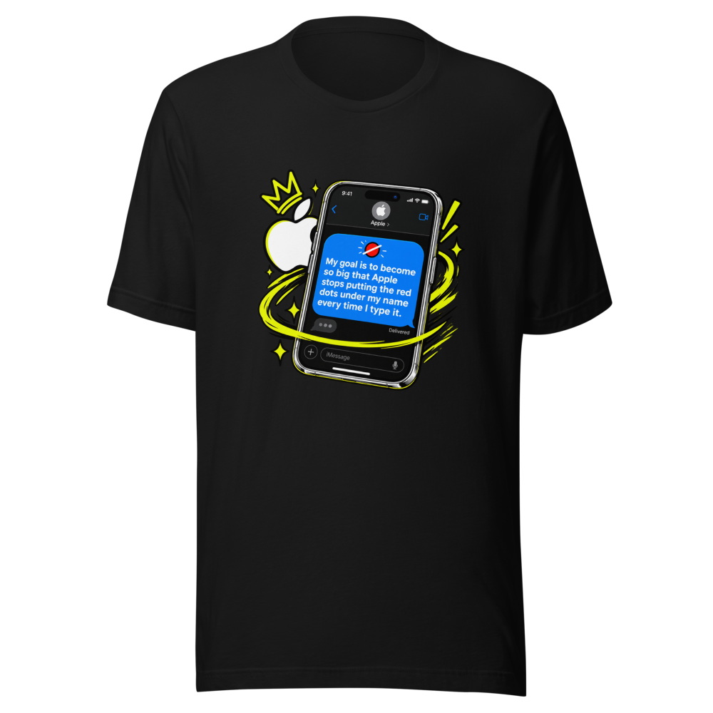Apple Autocorrect Goal Tee - Image 2
