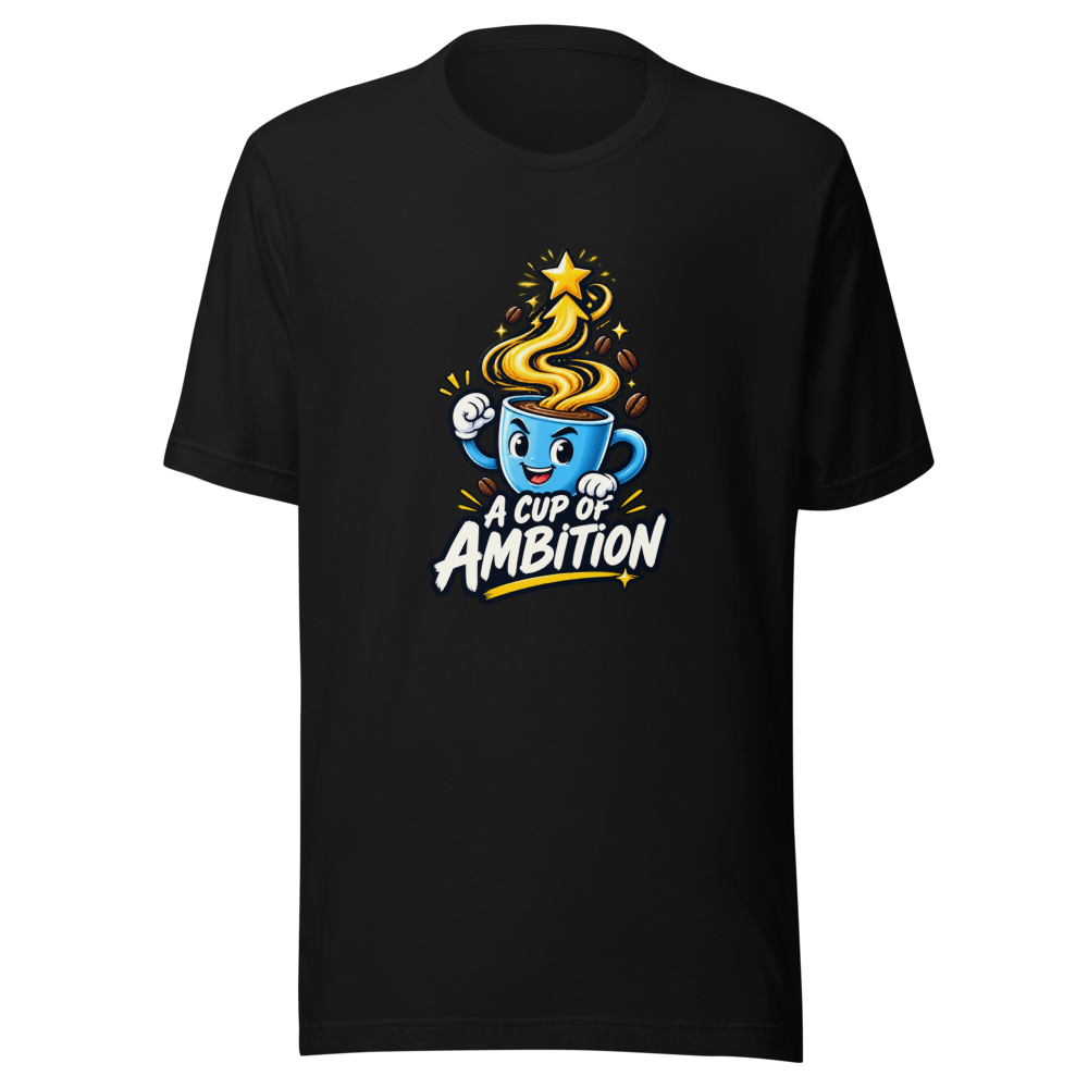 Cup of Ambition Coffee T-Shirt - Image 2