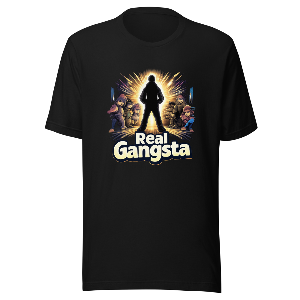 Real Gangsta T-Shirt: Level Up Your Style - Image 2