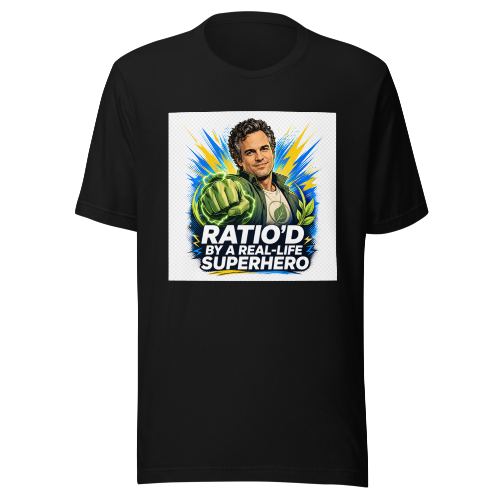 Mark Ruffalo Ratio'd Superhero T-Shirt - Image 2
