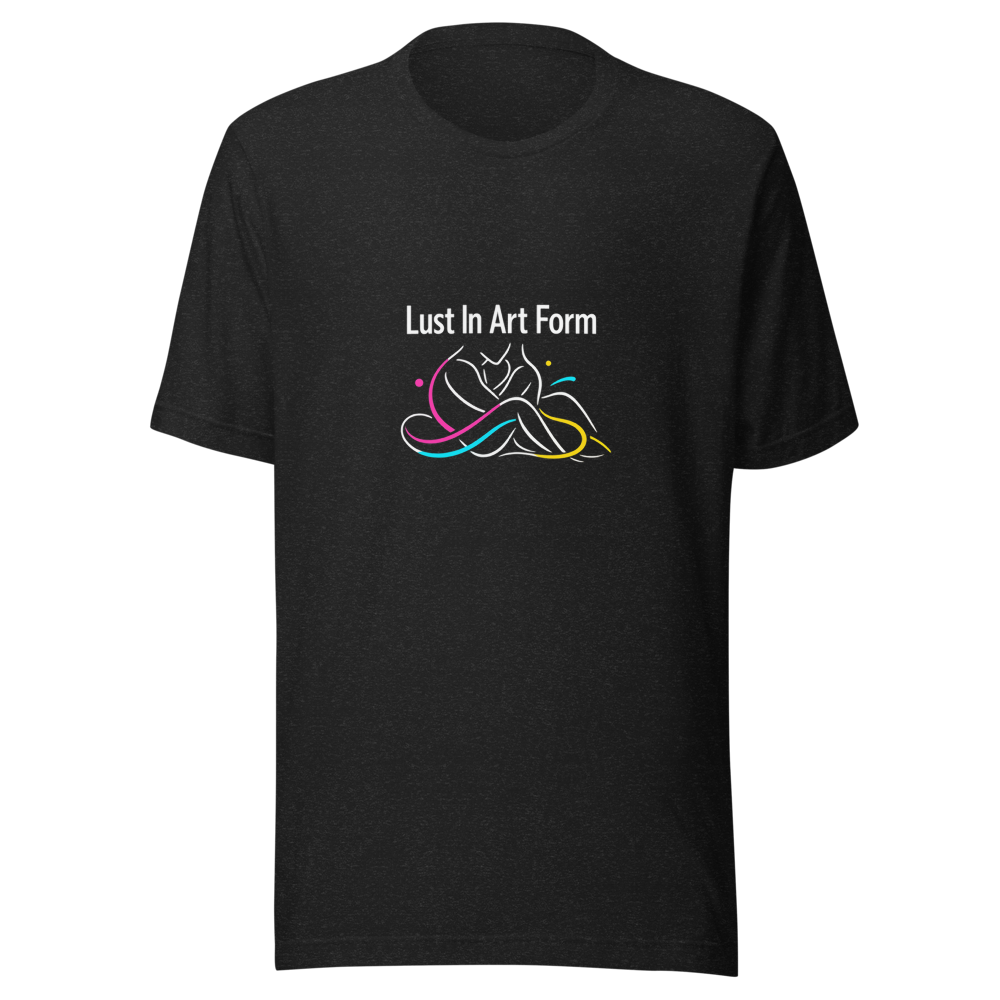 Lust In Art Form T-Shirt | Aesthetic Quote Tee